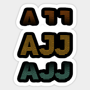 Distressed Vintage - AJJ Sticker